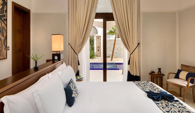 BANYAN TREE TAMOUDA - TWO BEDROOM SEAVIEW VILLA MASTER BEDROOM